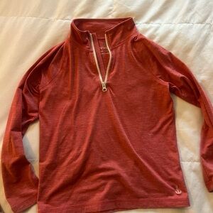 Crewcuts Red Zip-Up Top